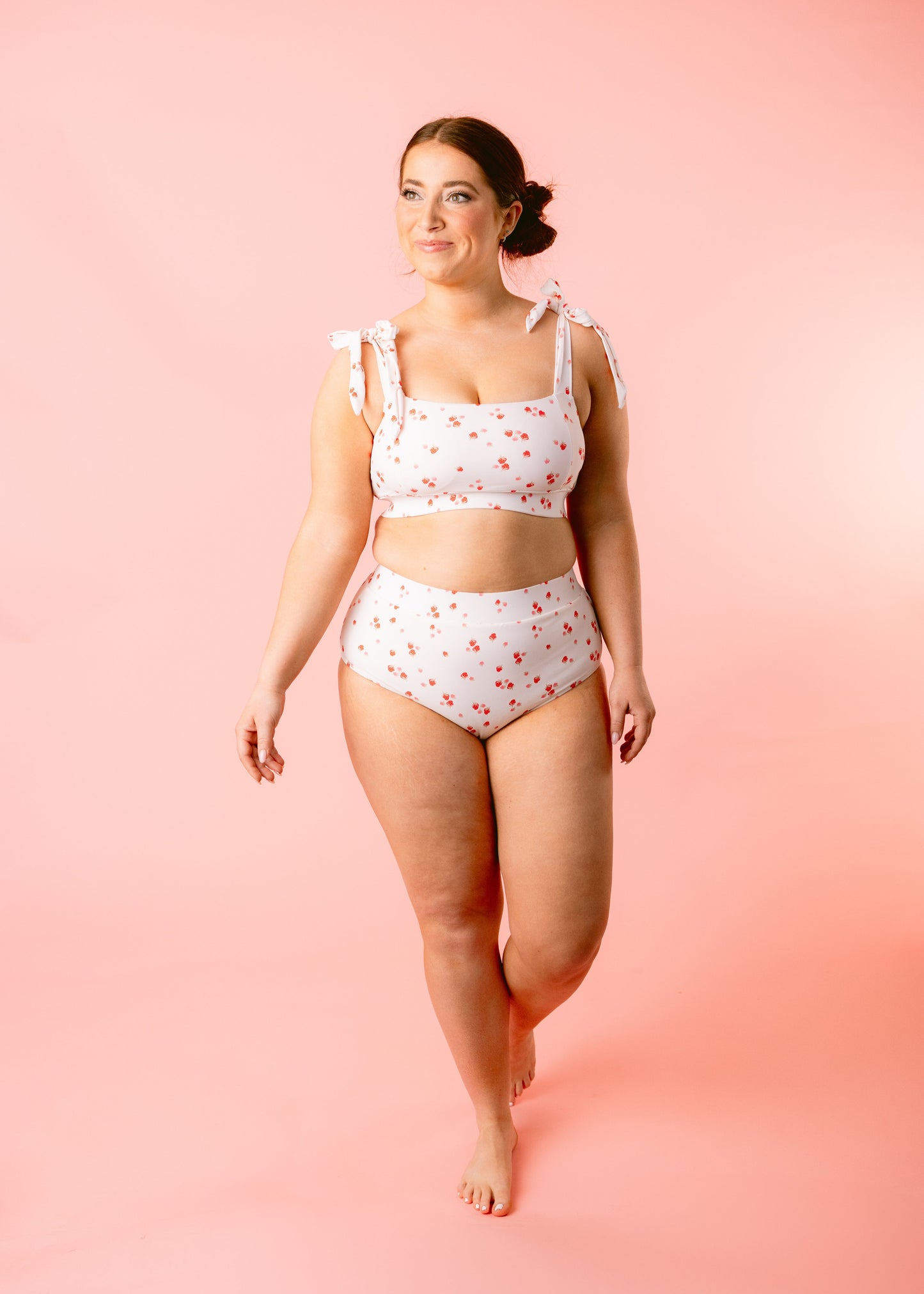 Sugarberry High Waisted Bikini Bottoms - Full Bum Coverage and Tummy Control