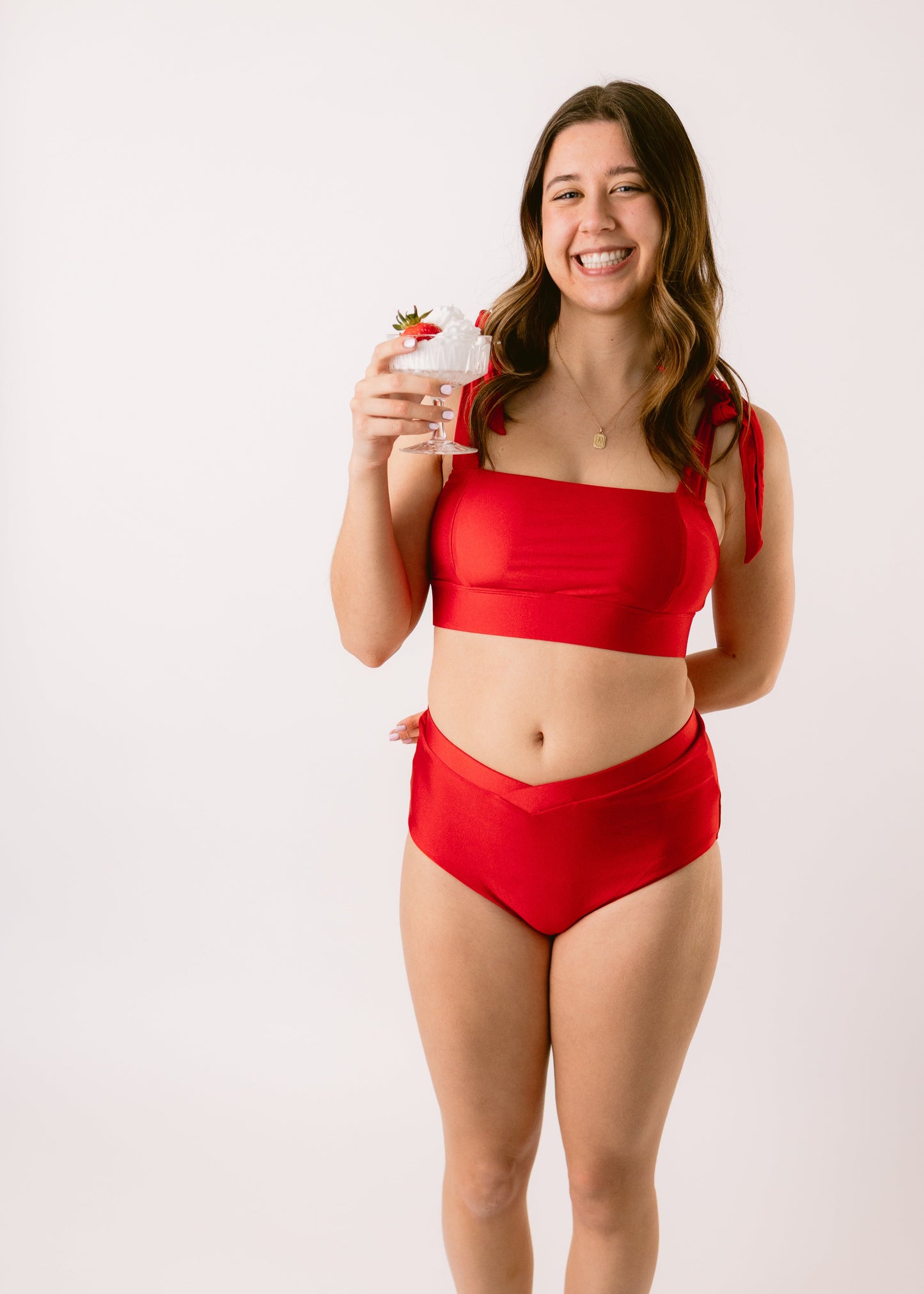 Berry Red Tie Top | PREORDER Ships Mid May
