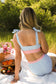 V Cut High Rise Bikini Bottoms - Full Coverage Flattering Silhouette in Costal Floral