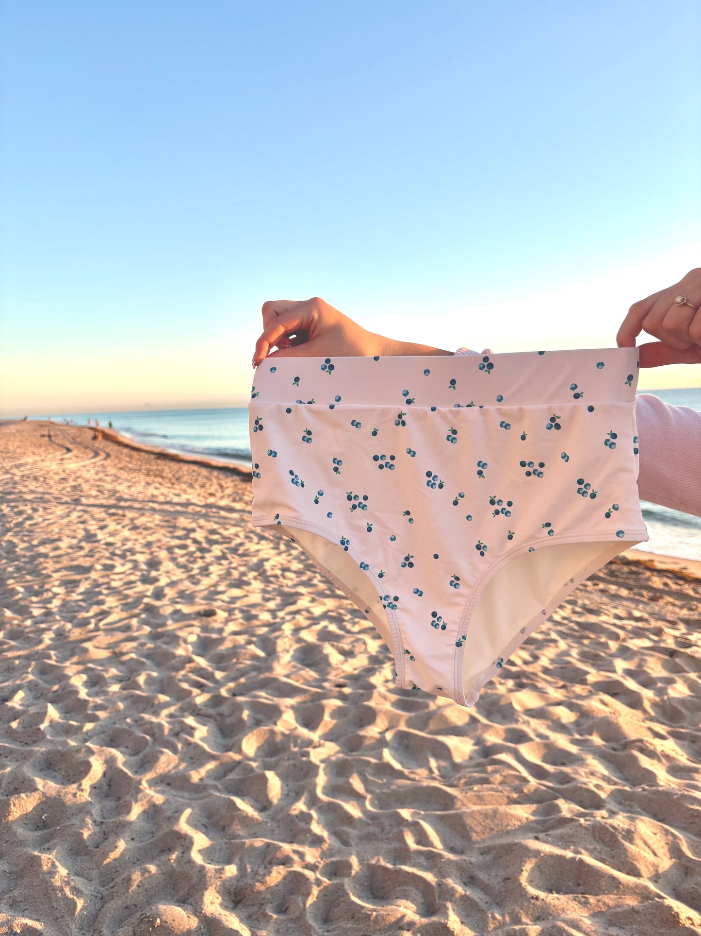 Blueberry Classic High Waisted Bottoms - Final Sale