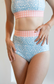 High Waisted Bikini Bottoms -  Full Bum Coverage and Tummy Control in Coastal Floral