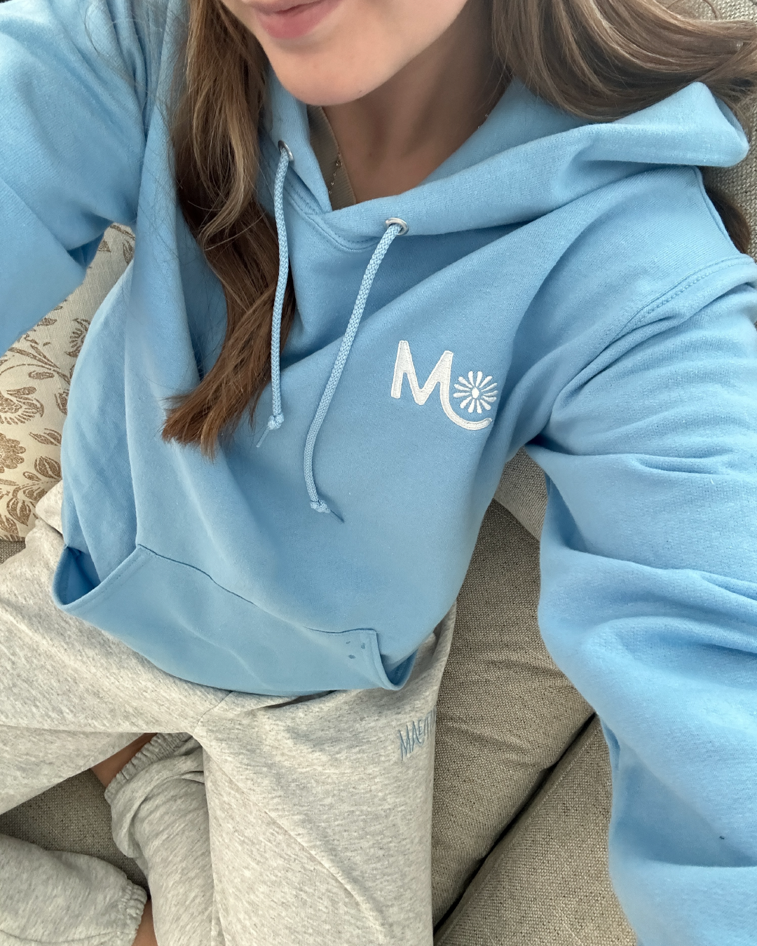 Blue Maeflower Hoodie - PREORDER